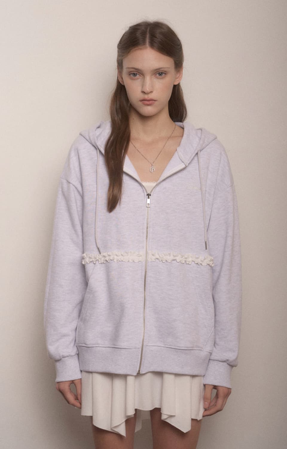 벨리아르 bellialeu 멜란지 후드집업 상품이미지2