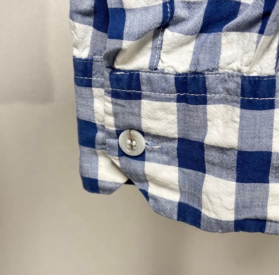 Casey Casey 케이시 케이시 깅엄 셔츠 상품이미지4