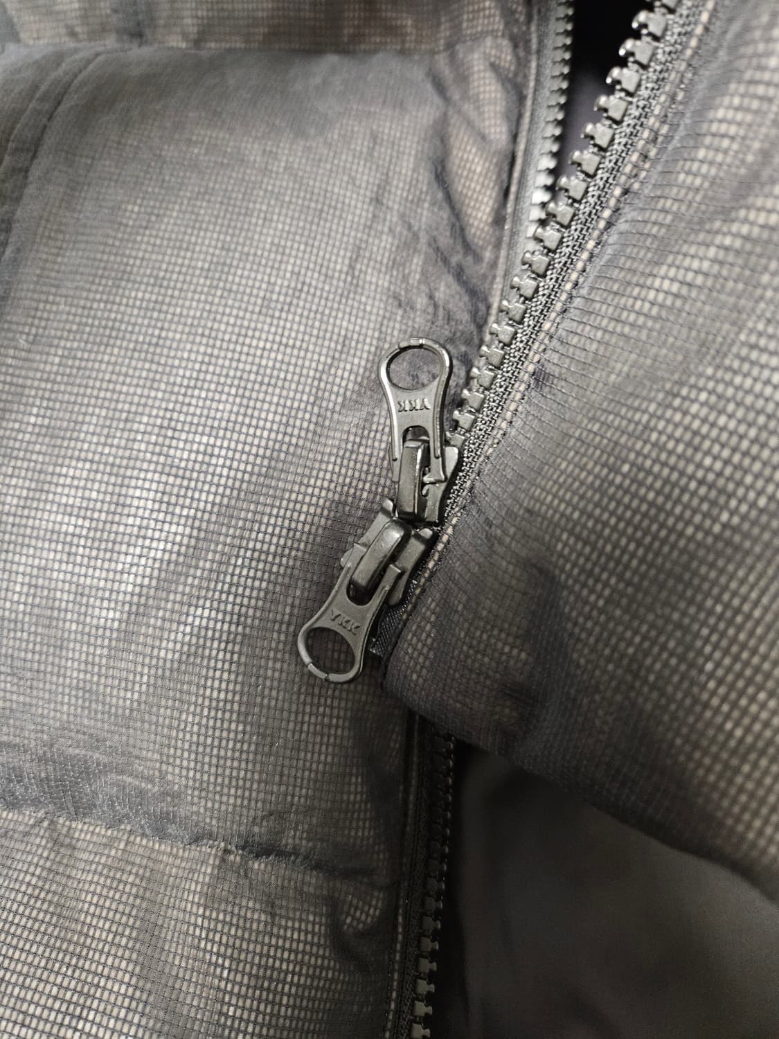 인사일런스 더블 레이어드 다운 자켓 블랙 L 상품이미지5