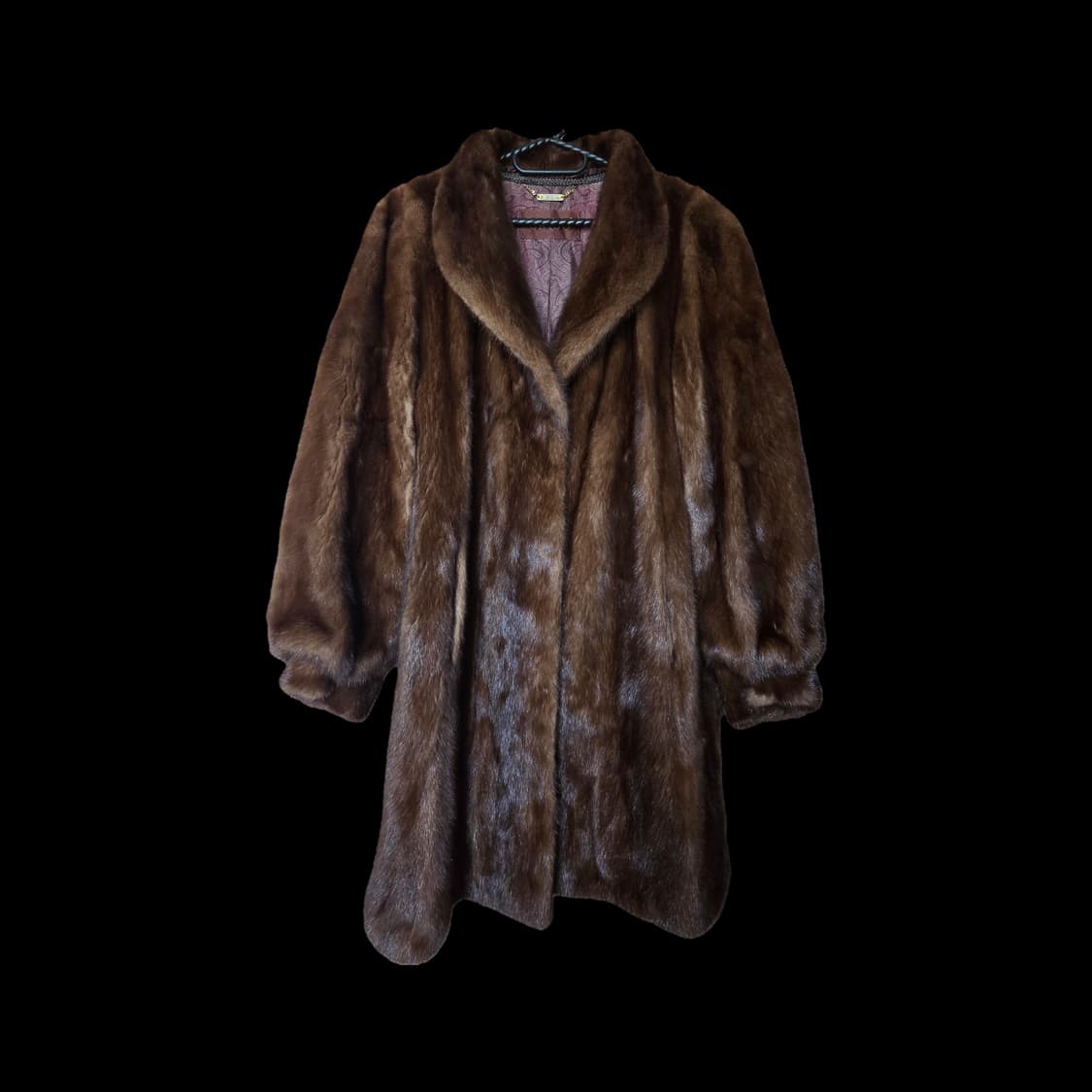 진도 로얄 사가 밍크 롱코트 상품이미지1