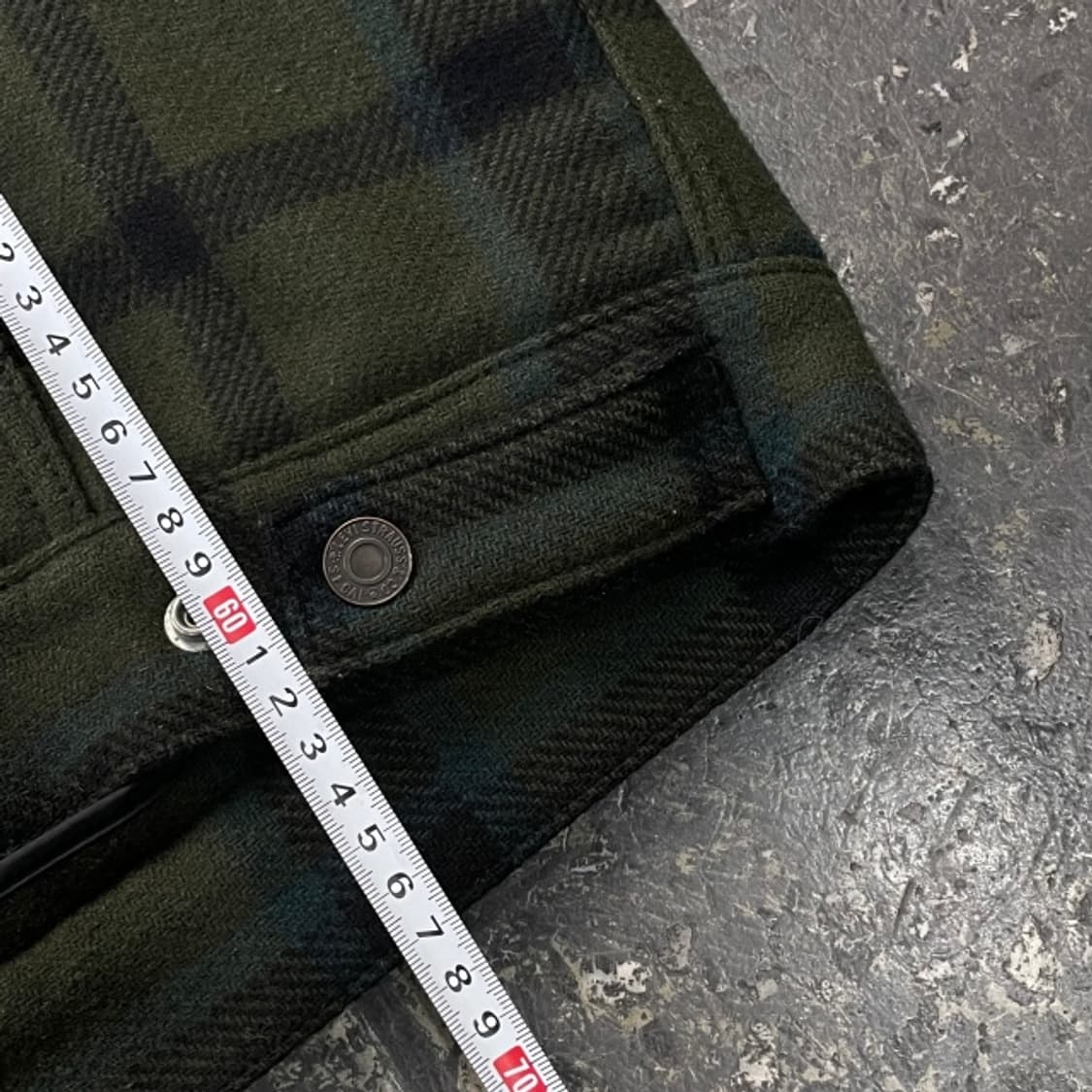 100 리바이스 타탄체크 울 트러커 자켓 상품이미지7