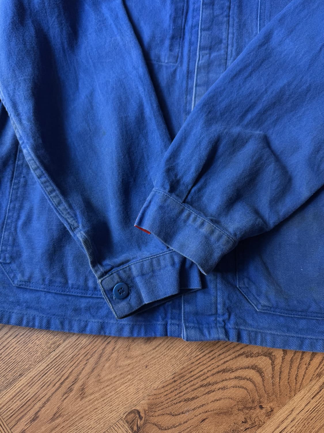 [M]90's 빈티지 잉크블루 프렌치 워크자켓 상품이미지5