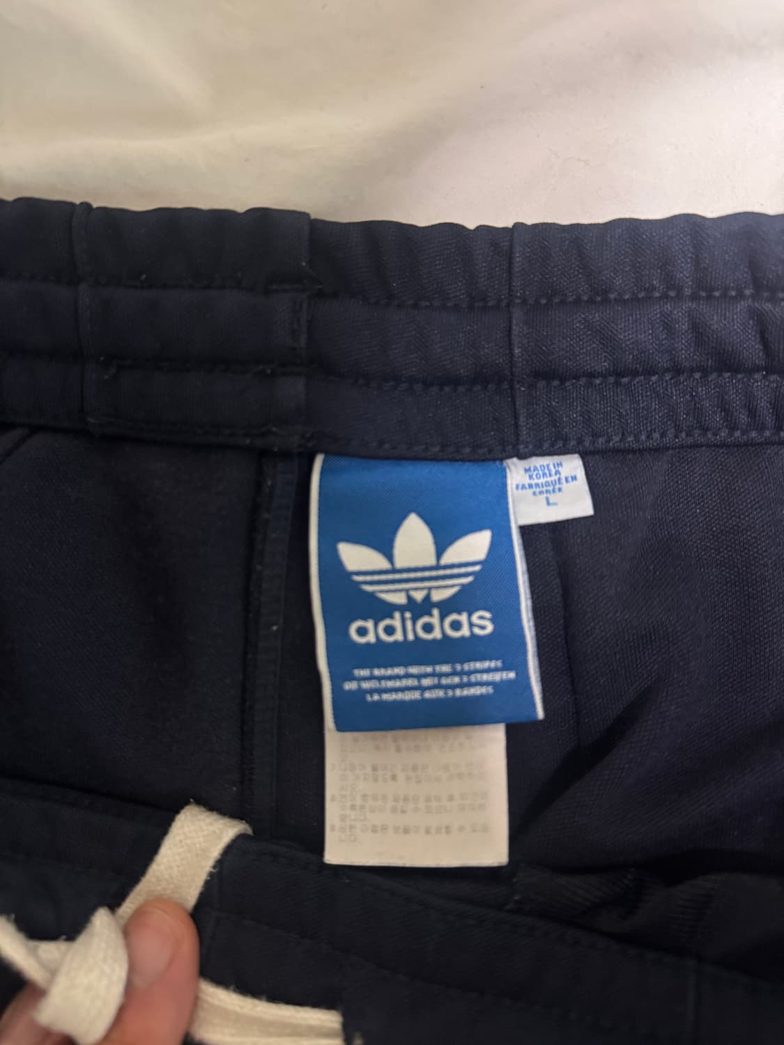 아디다스 유로파 트랙팬츠 네이비 L 상품이미지2