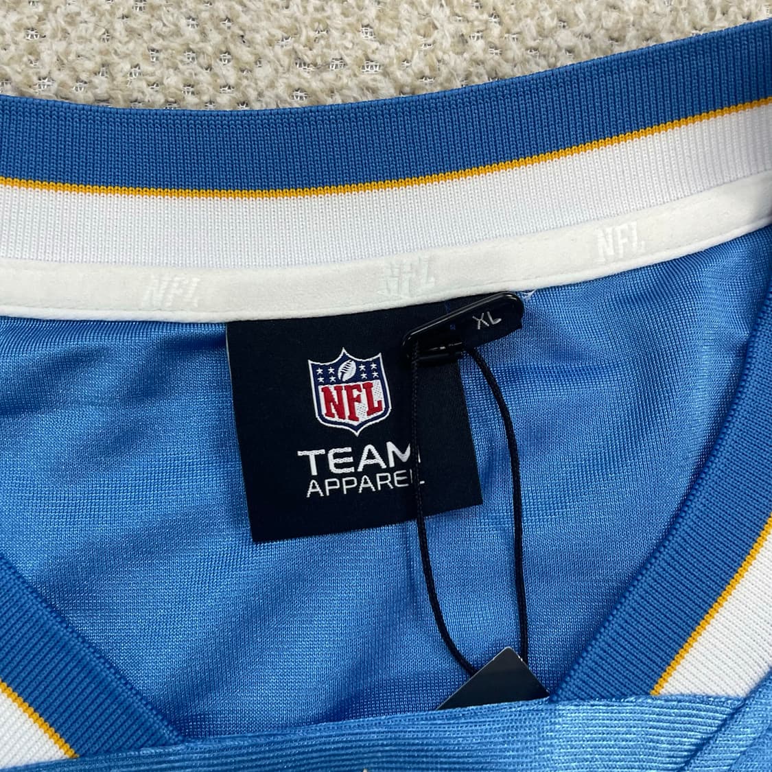 NFL 로스엔젤레스 차저스 플레이어 져지 반팔 스카이블루 상품이미지5