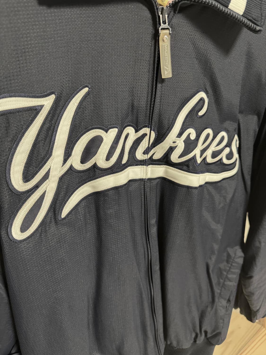 S급) 마제스틱 뉴욕 양키스 오왼 자켓 XL 상품이미지5