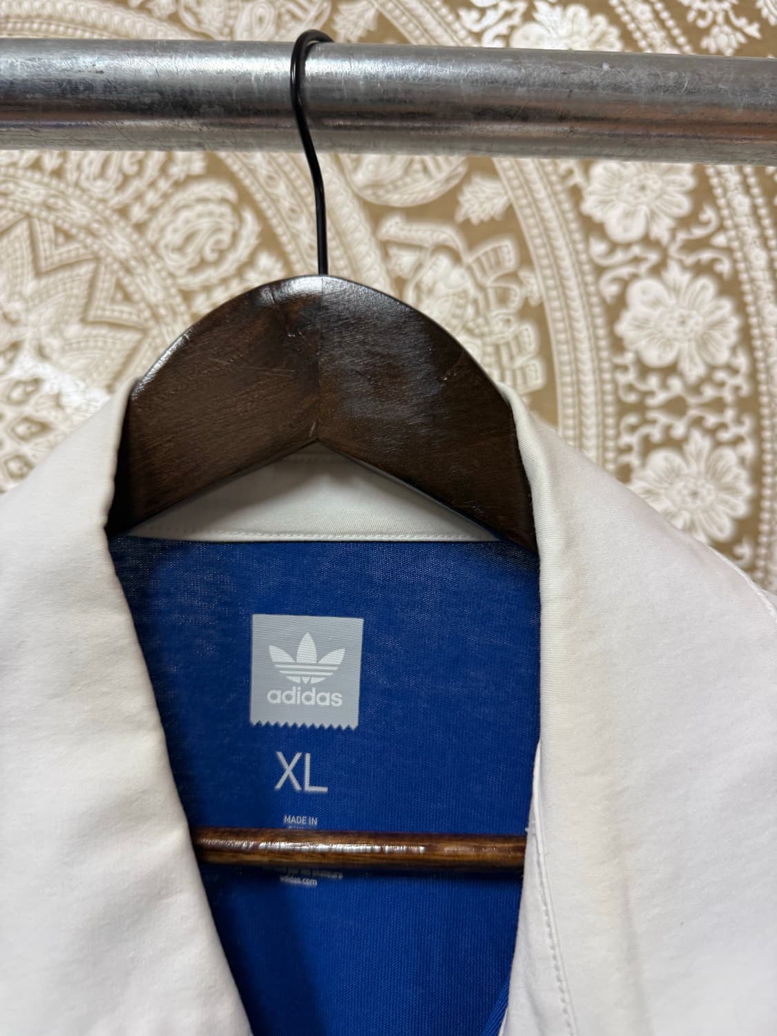 아디다스 배색 빅로고 긴팔 카라티  상품이미지4