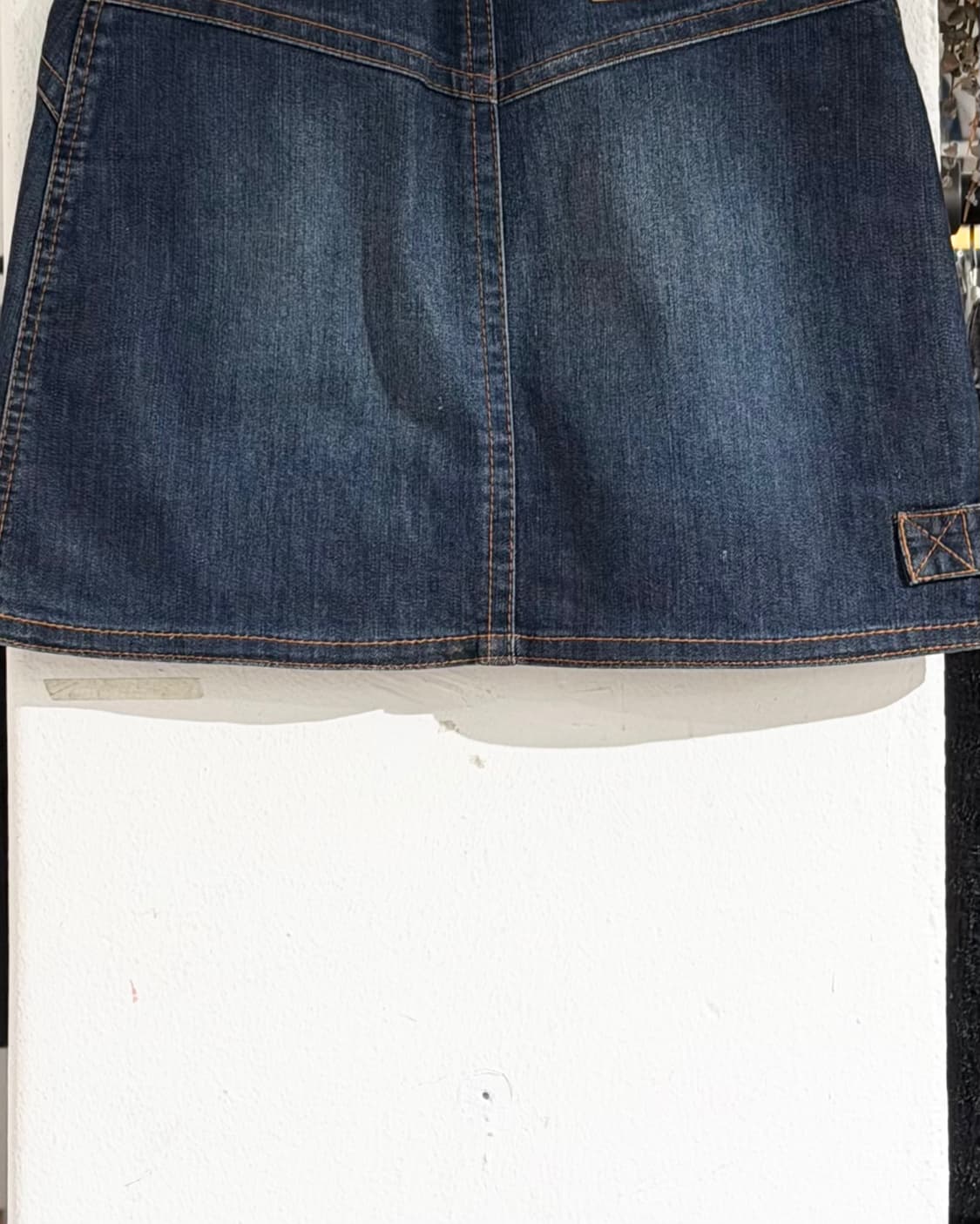 모스키노 진스 데님 포켓 더블버튼 미니 스커트 상품이미지6