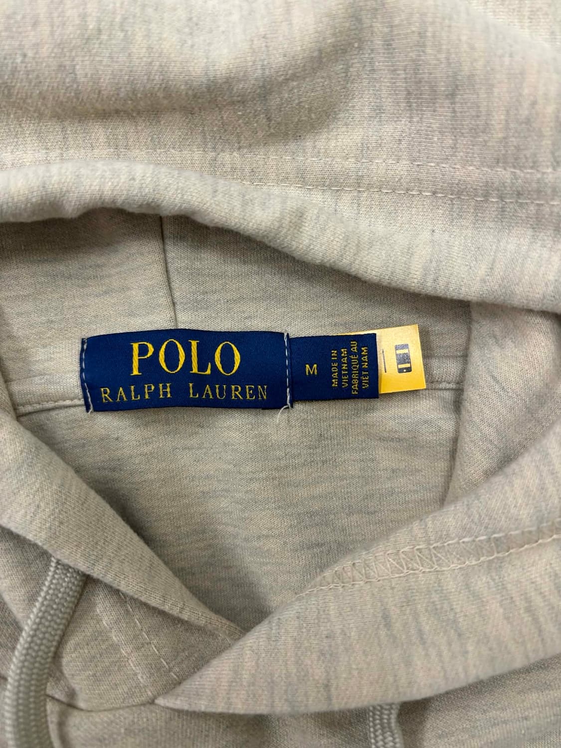 폴로 랄프로렌 신형 큐알택 베이지 스웨트셔츠 후드티(M) 상품이미지4