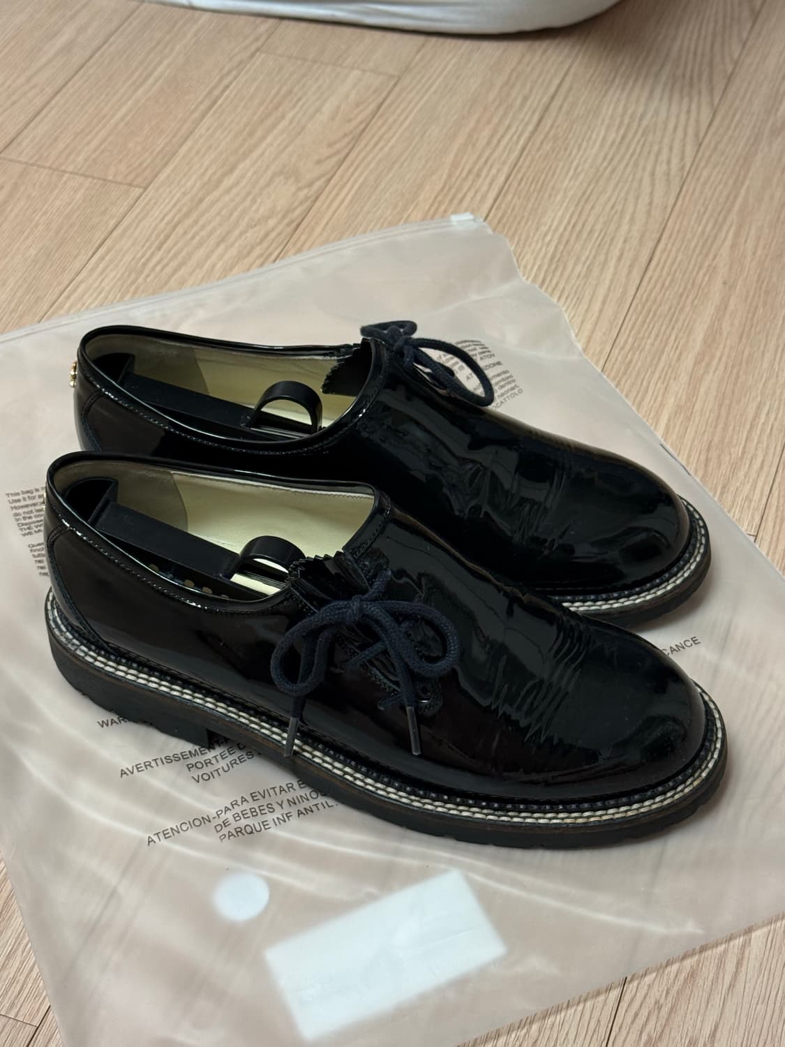 (레전드 지디착) 샤넬 레이스업 슈즈 41 상품이미지5