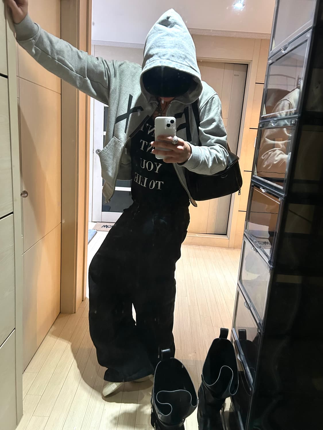 Side Stud Wide Pants 상품이미지4