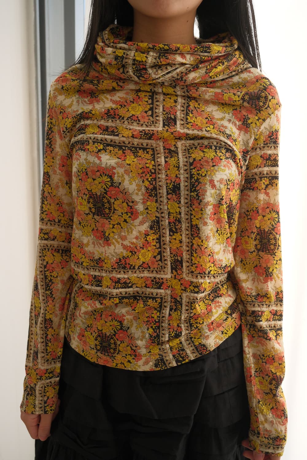 Cawl neck top 상품이미지2