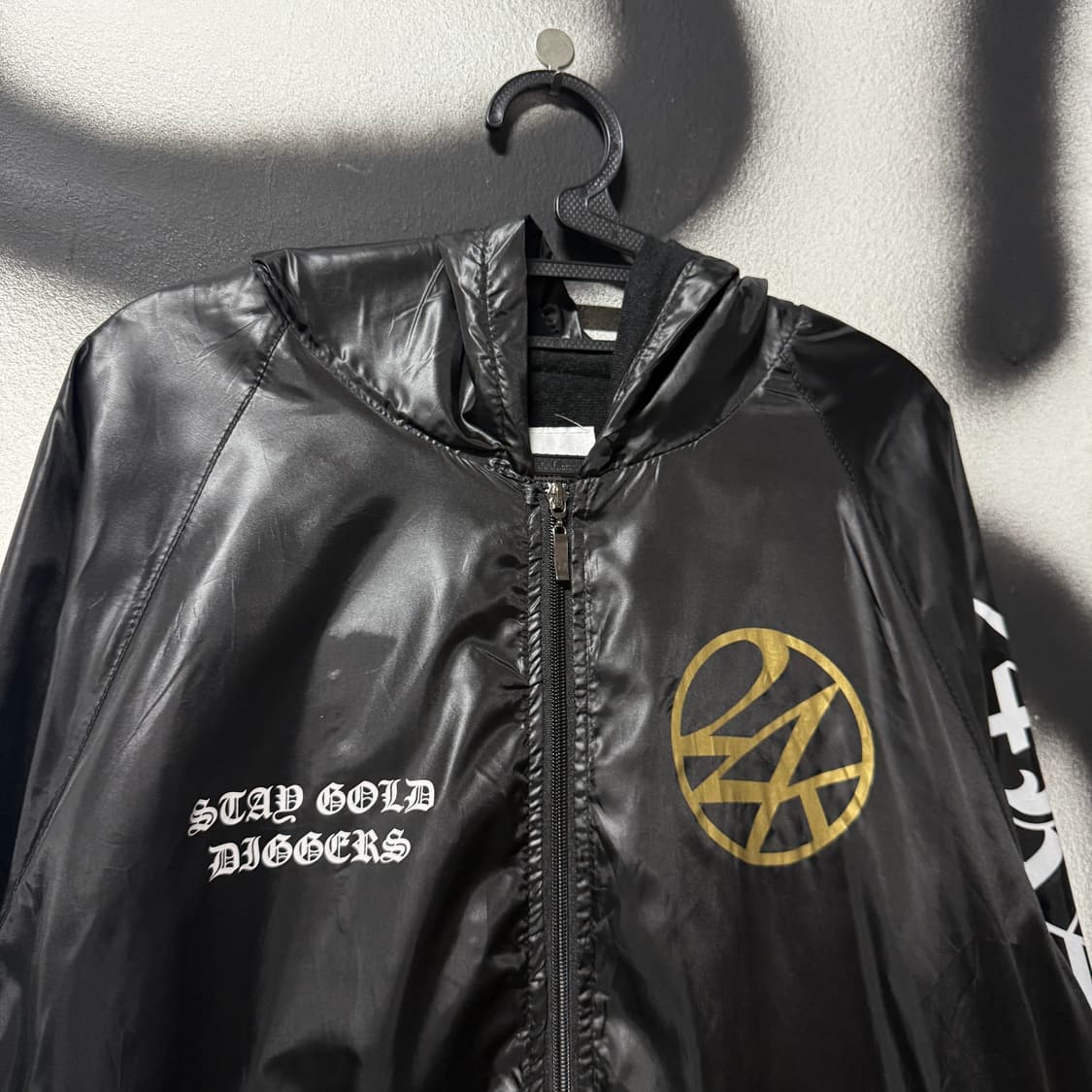 24 Karats Gold 빅 사이즈 우븐 윈드브레이커 자켓 상품이미지3