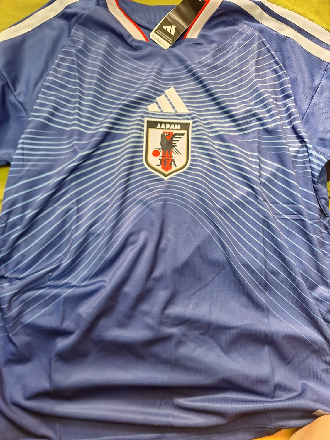 일본국대 축구유니품 블록코어 반팔 oem 상품이미지1