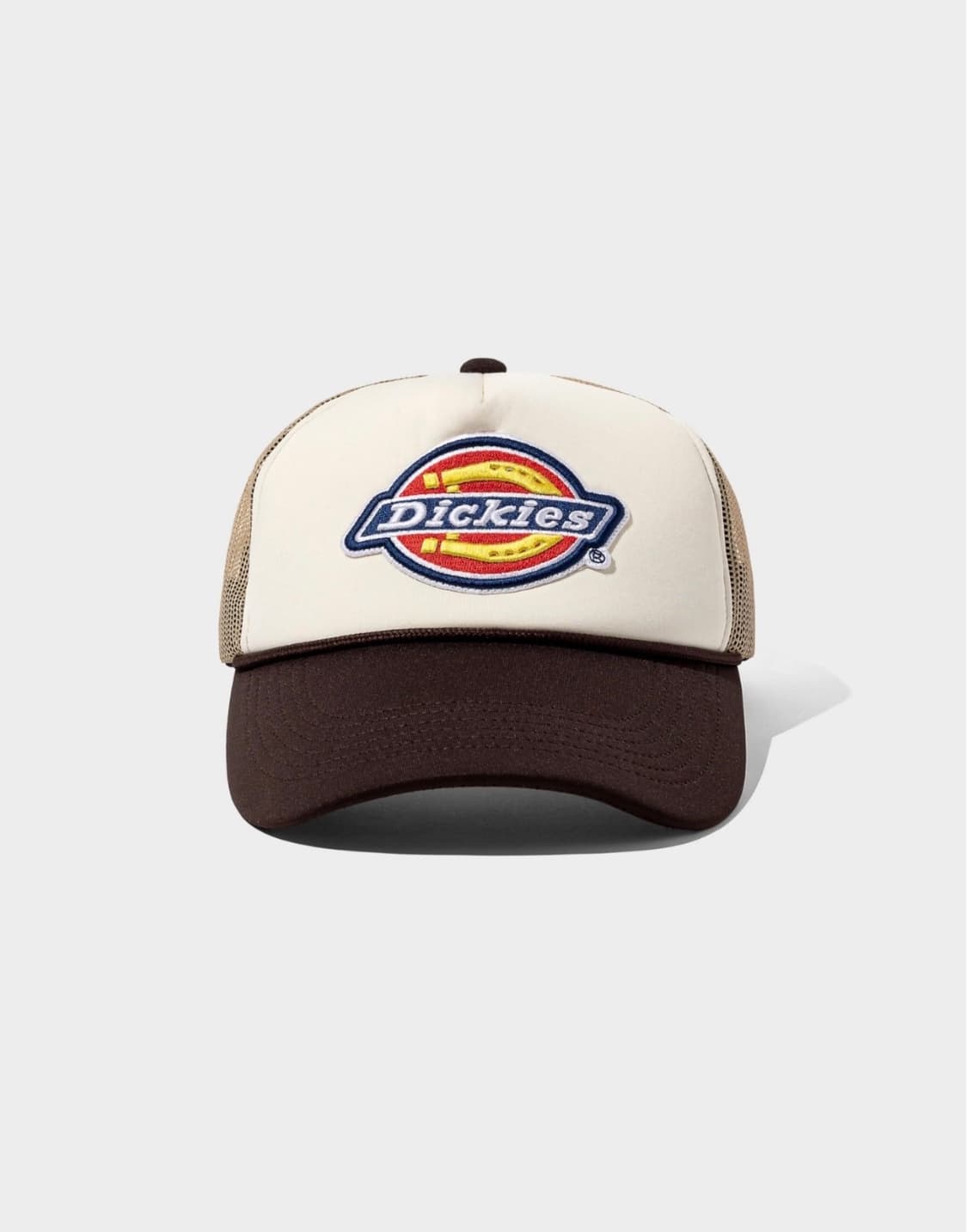 디키즈 dickies 트리 로고 트러커 메쉬캡 Brown 상품이미지1