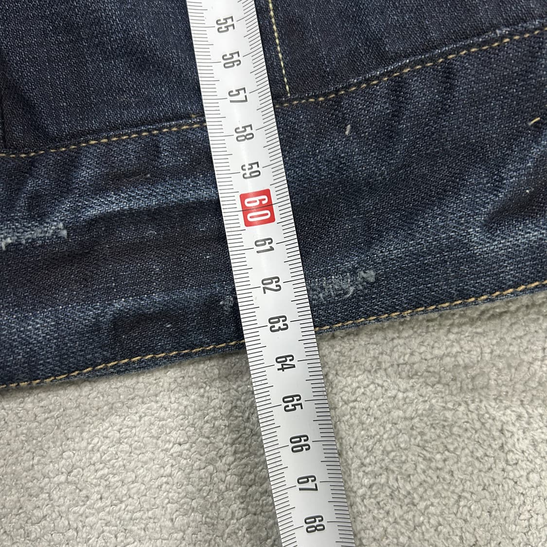 에비수 청자켓 데님 트러커 자켓 s 상품이미지5