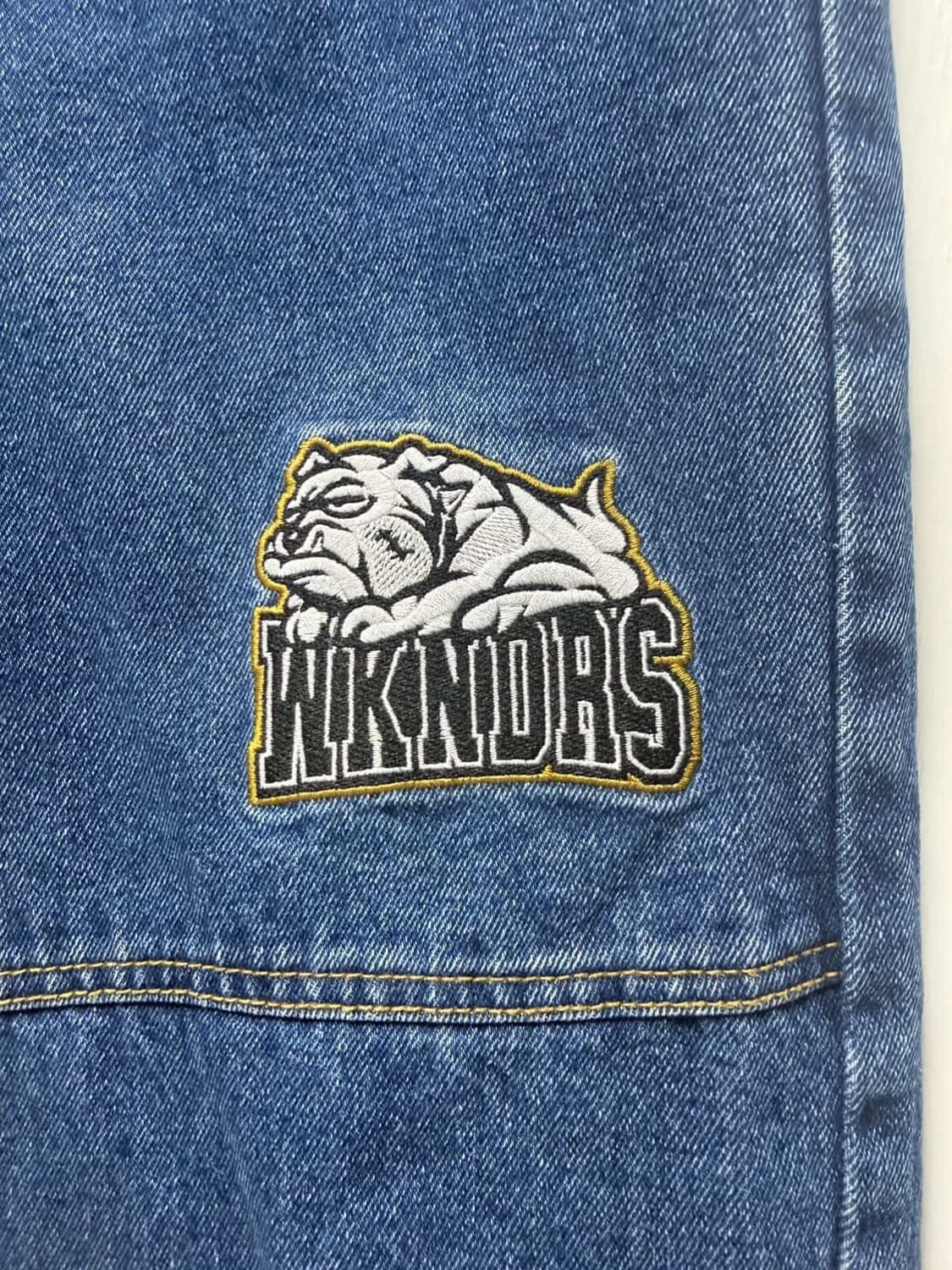 위캔더스 더블니 데님팬츠 상품이미지6