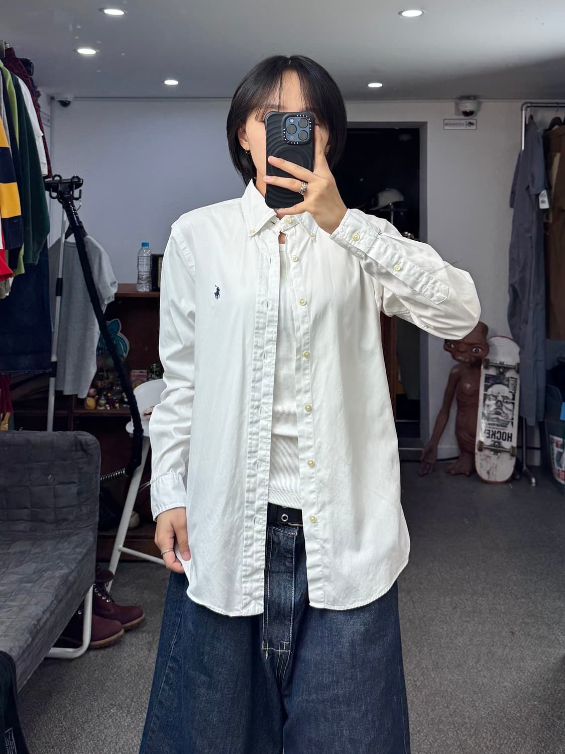 폴로 랄프로렌 화이트 셔츠 상품이미지9