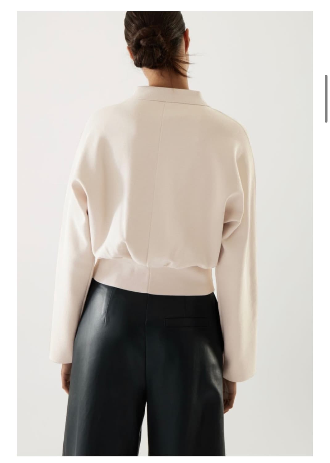 COS 니티드 크롭 자켓 상품이미지2