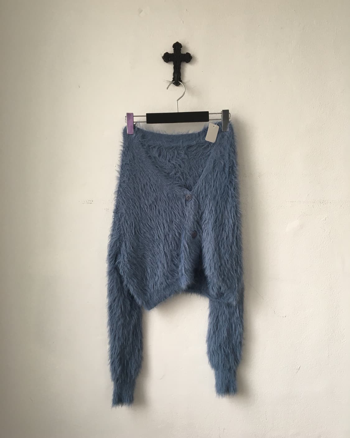 Fluffy knit cardigan 상품이미지2