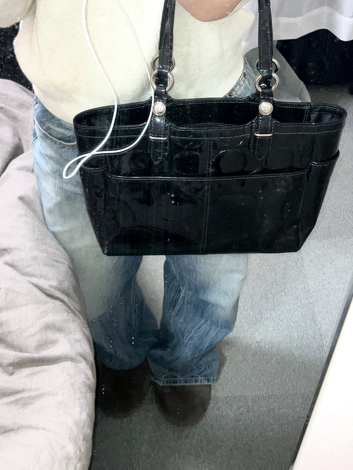 코치 시그니처 토트백 enamel emboss 상품이미지1