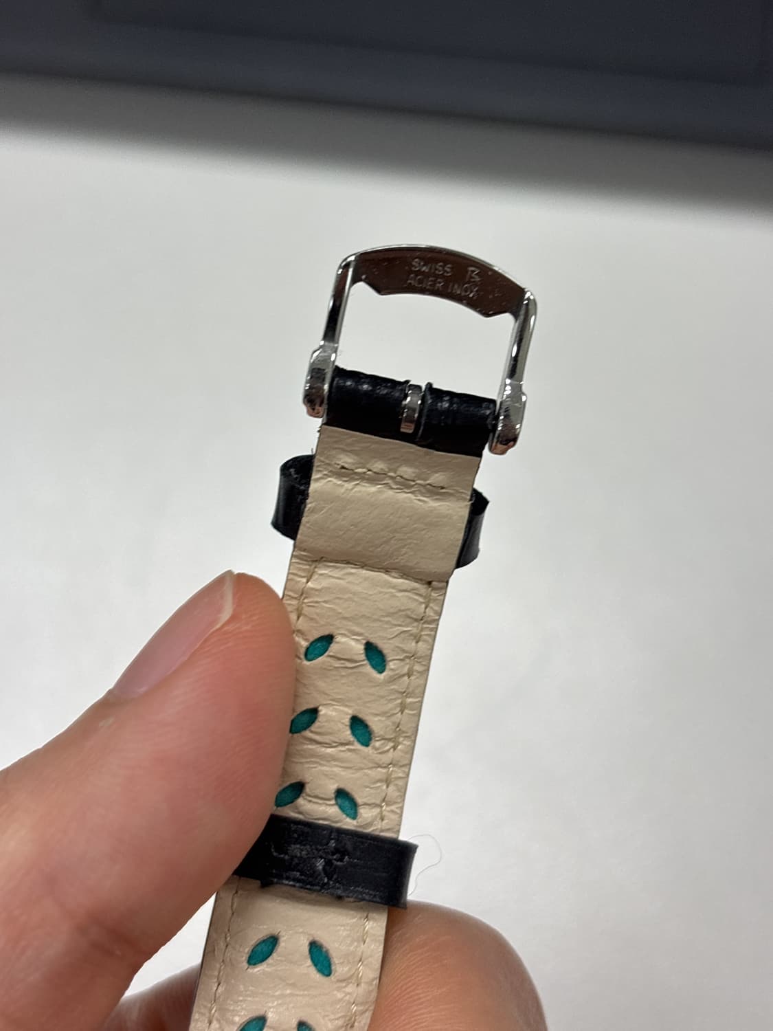 [정품] 빈티지 쇼메 쿼츠 가죽 손목시계 chaumet 상품이미지5