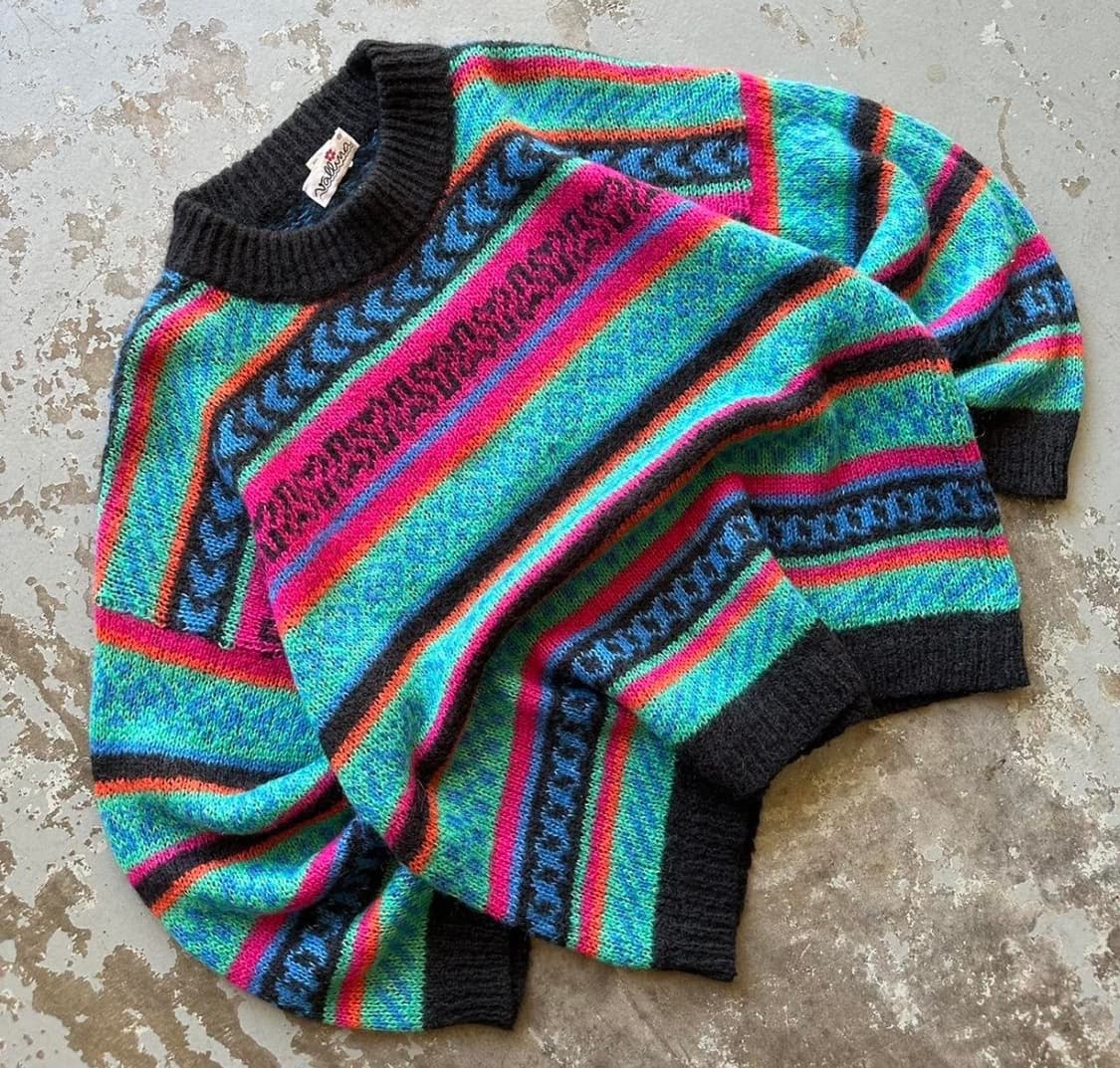 90‘s 빈티지 모헤어 니트 L 상품이미지2