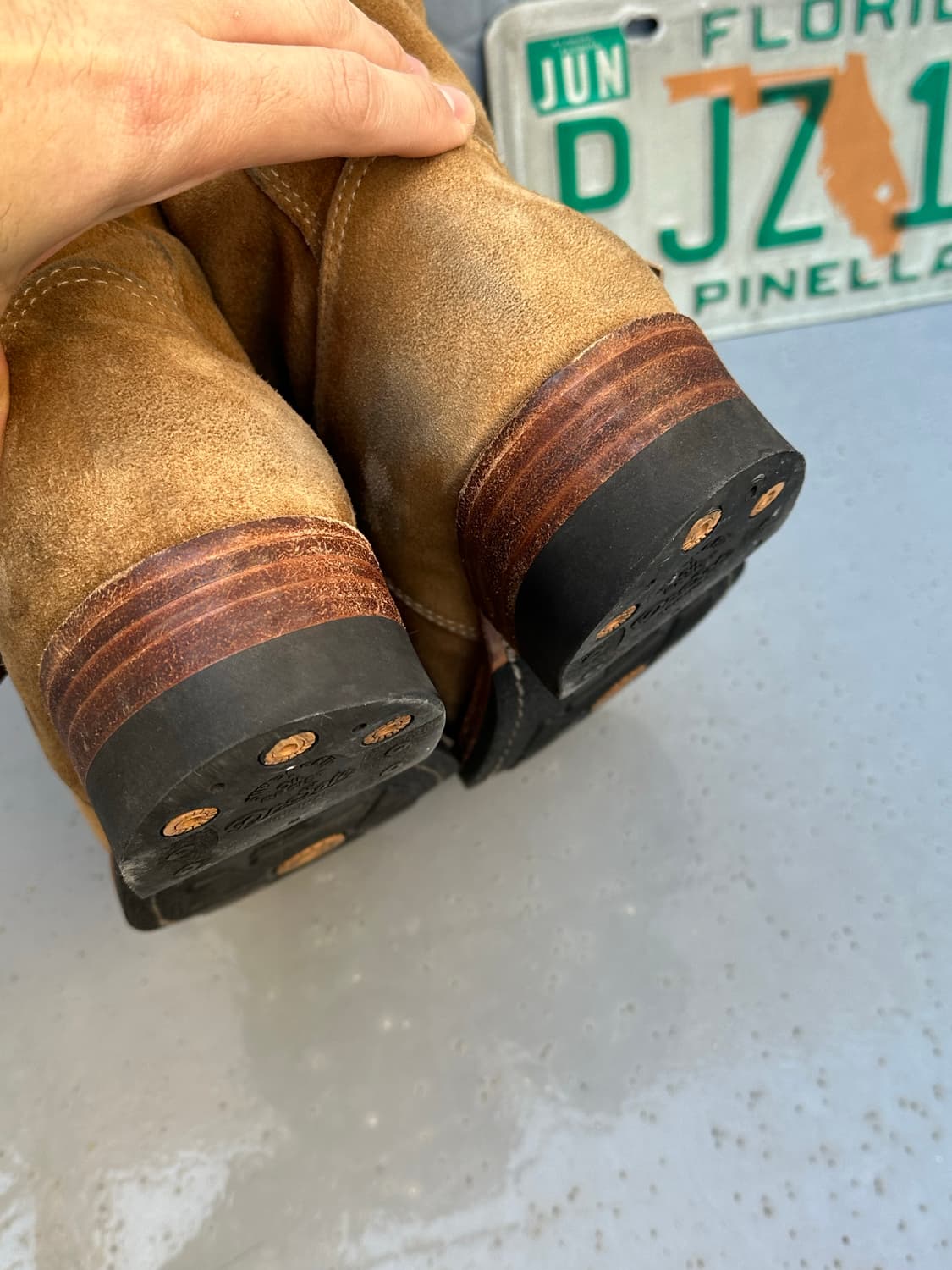 [아르고] •Kudu Suede Engineer Boots 상품이미지6