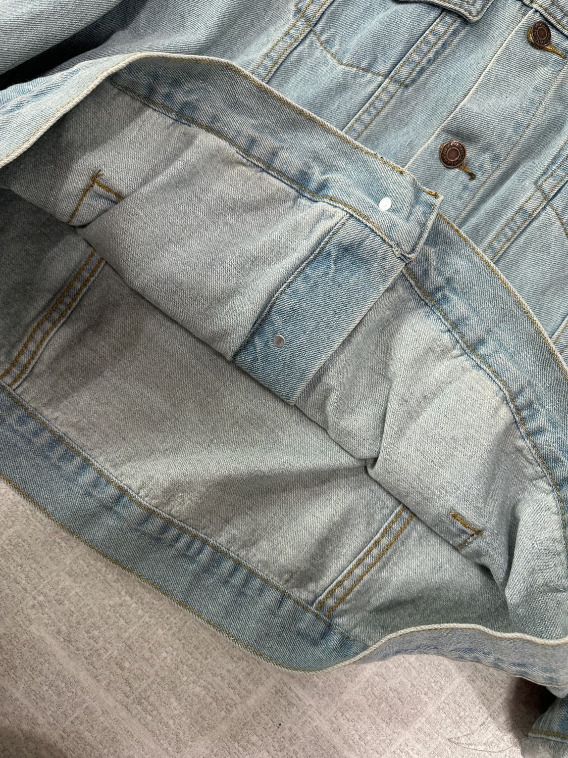 빈티지 데님자켓 오버핏 상품이미지6