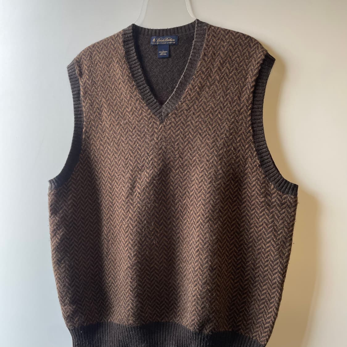 브룩스브라더스 페어아일 램스울 니트 베스트 상품이미지3