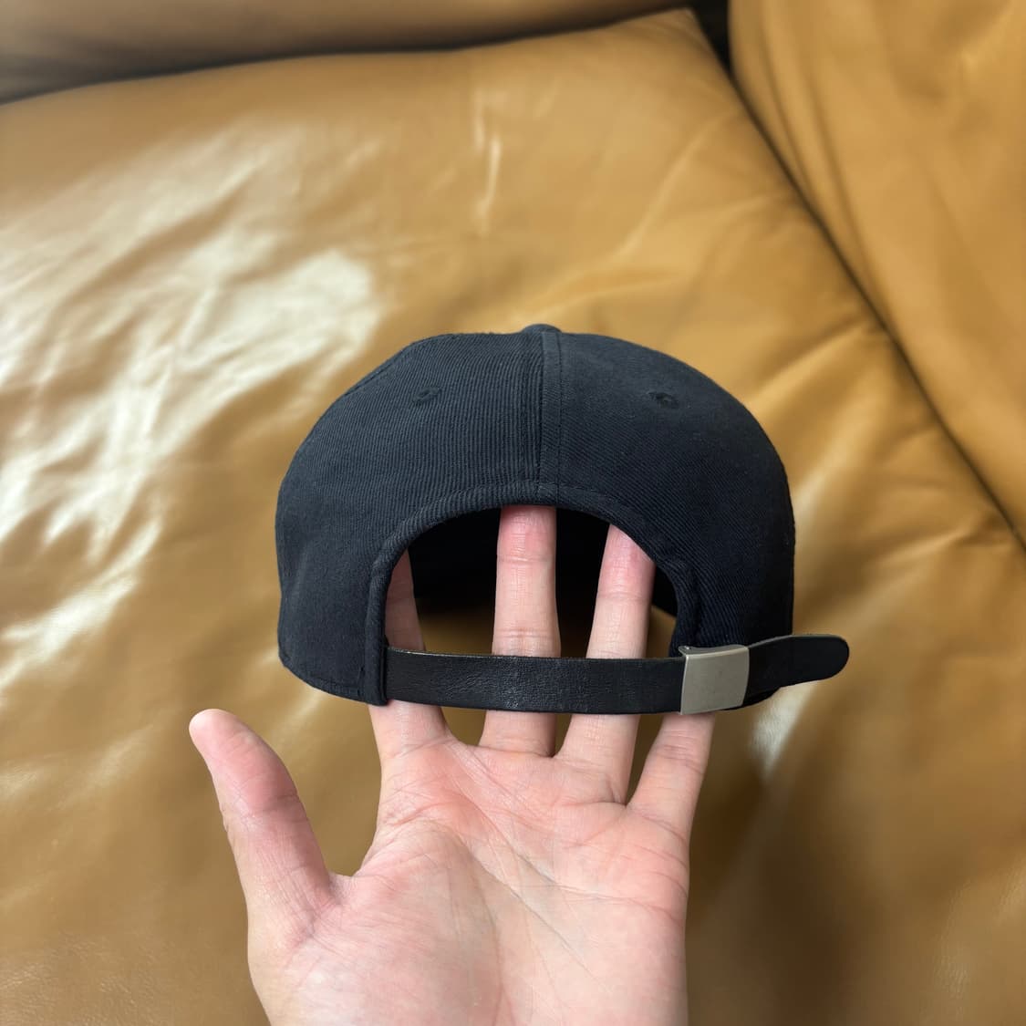 나나미카 노스페이스 퍼플라벨 네이비 블랙 6패널 볼캡 모자 상품이미지7