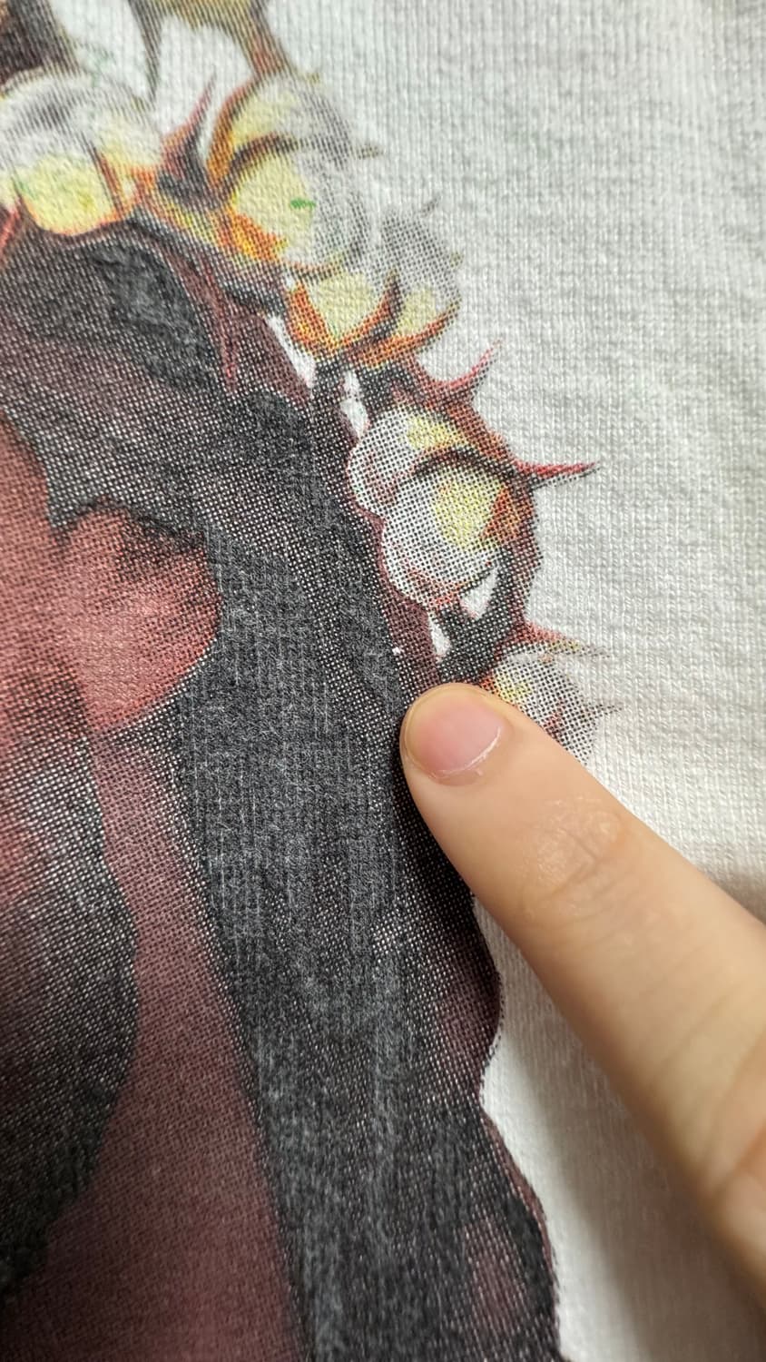 [L] 데님 티어즈 블랙 지저스 예수 럭비티 상품이미지4