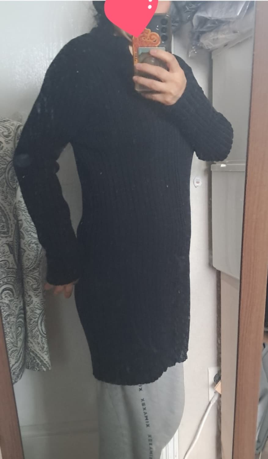 S MaxMara  S막스마라 골지 니트 가디건 겸원피스 M 상품이미지9