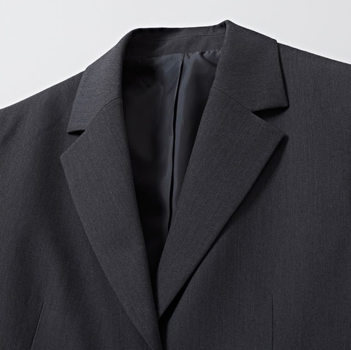 스파오 에센셜 오버핏 자켓 (블랙) 상품이미지3