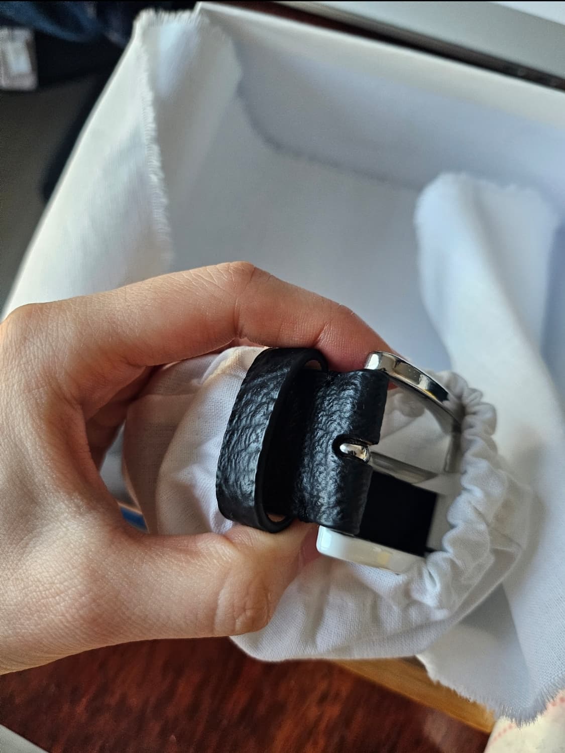 정품 mm6 메종마르지엘라 남성벨트 폭 약 3cm 풀박스 새상품 상품이미지5