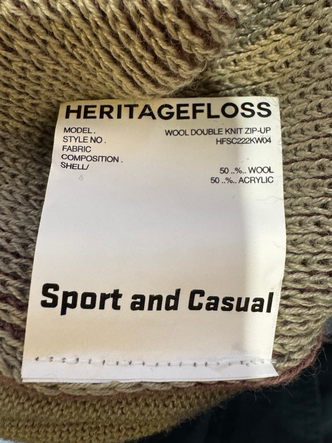 헤리티지 플로스 집업니트 상품이미지10