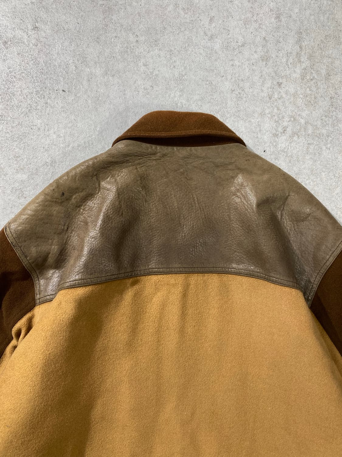 [105] 90s REDOX 레드옥스 브라운 울 레더 블루종 자켓 상품이미지7