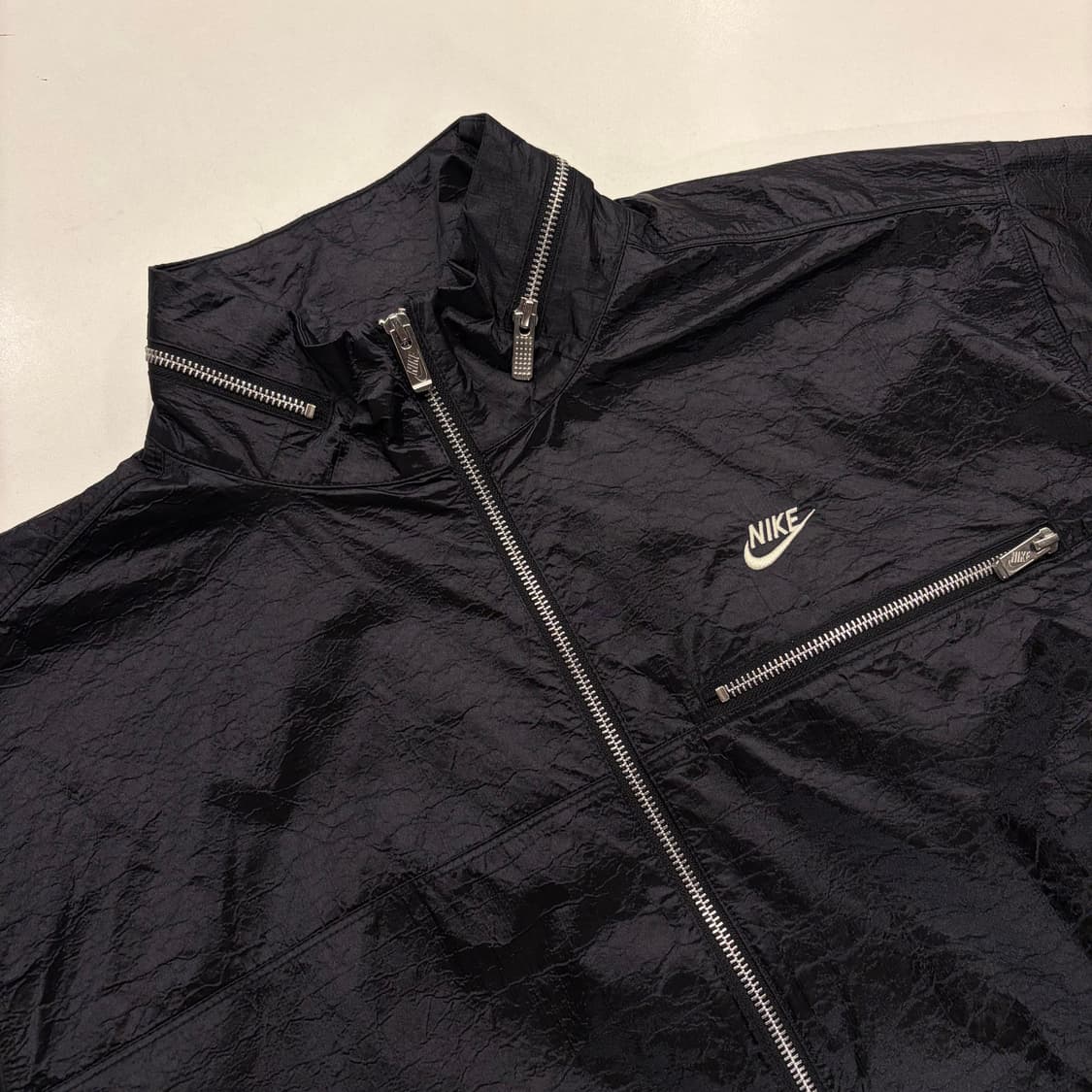 [M] 나이키 서카 라인드 블랙 바람막이 자켓 B589 상품이미지3