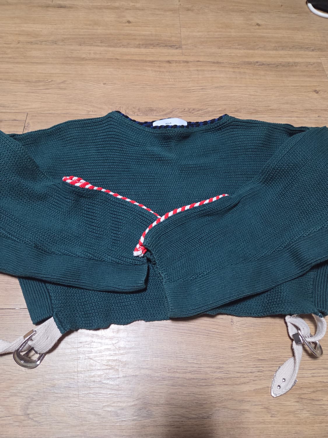 TOGA PULLA 토가 크롭 코튼 니트 상품이미지1