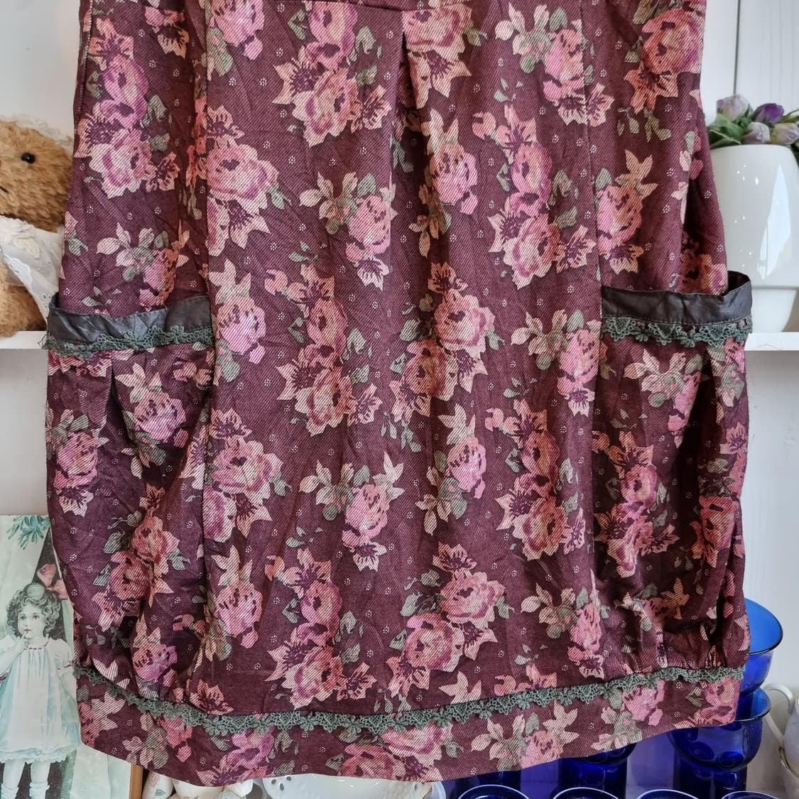 axes femme(악시즈팜므) 로즈 플로럴 서스펜더 원피스 상품이미지3