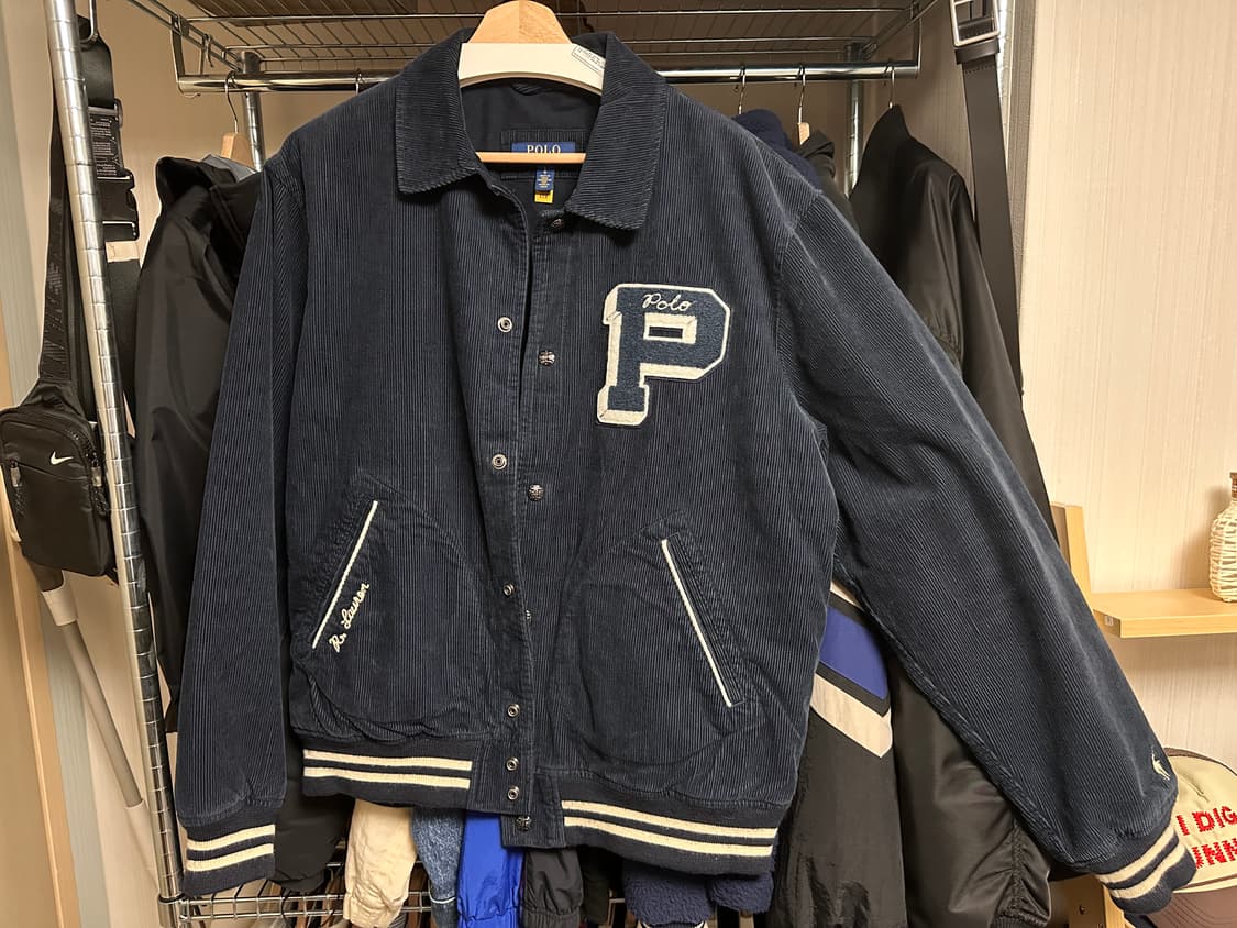 폴로 랄프로렌 코듀로이 바시티 자켓 L 상품이미지4