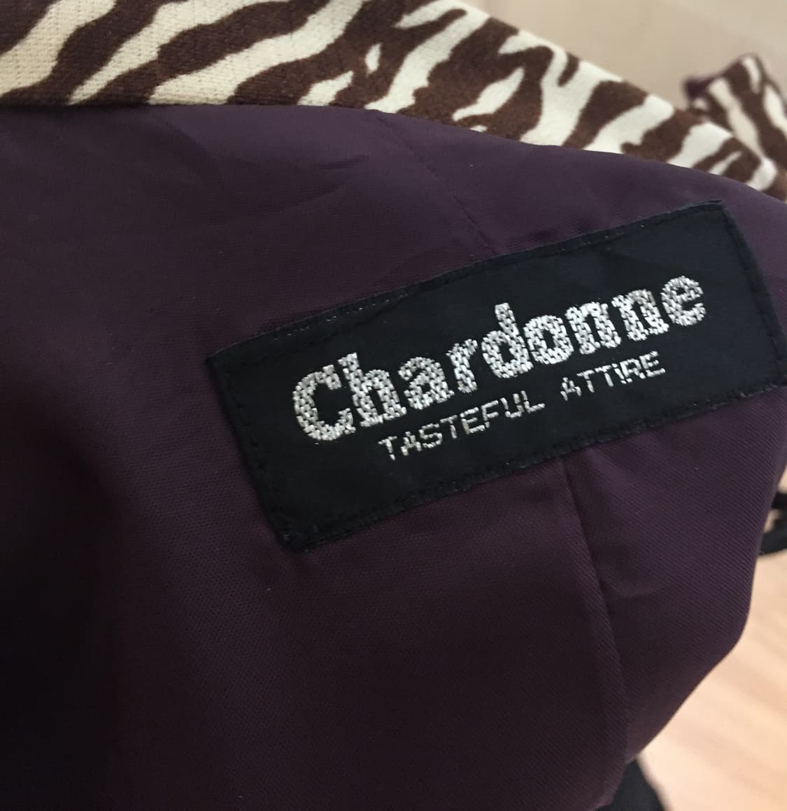 버건디 호피 멋쟁이 자켓 상품이미지6