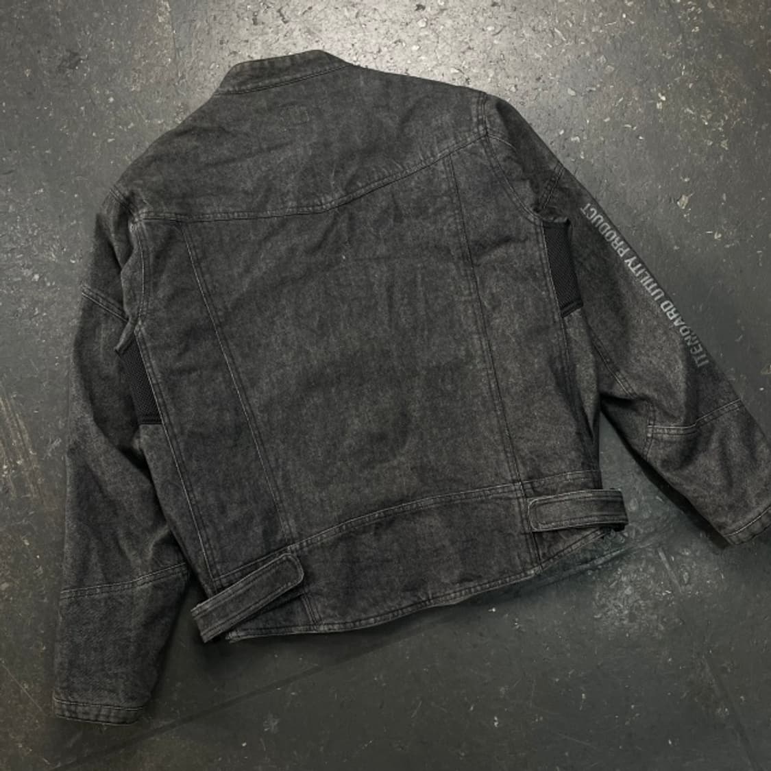 95-100 후부 데님 레이싱 자켓  상품이미지6