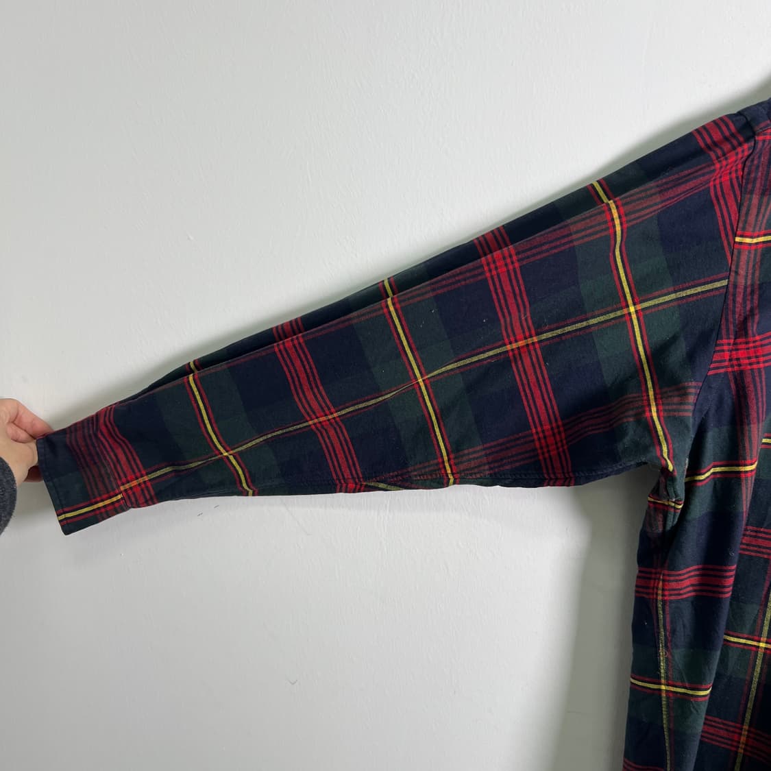 폴로 랄프로렌 체크 패턴 버튼다운 셔츠 M 상품이미지7