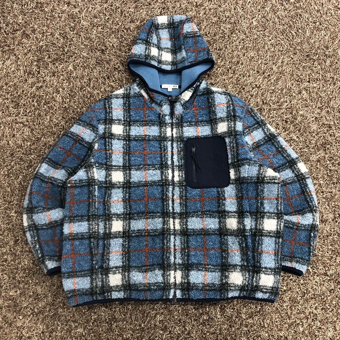 JW앤더슨 X 유니클로 플리스 후드집업 자켓 상품이미지1