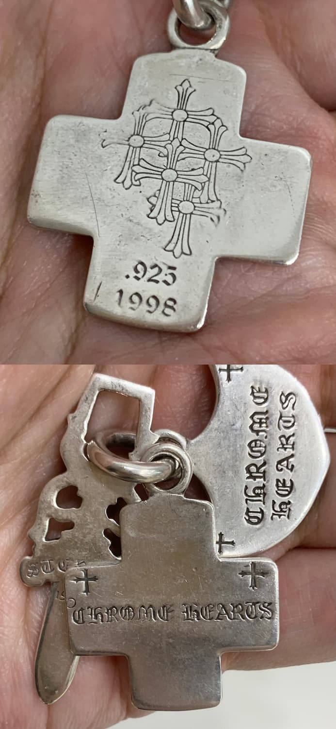 크롬하츠 3트링킷 펜던트 참 대거 목걸이 상품이미지8