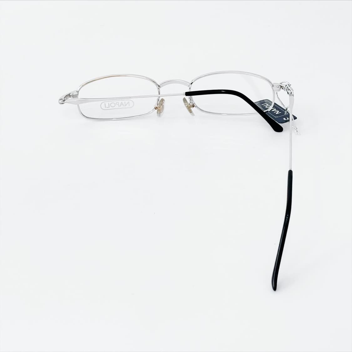 NAPOLI 실버 스퀘어 데드스탁 빈티지안경 상품이미지3