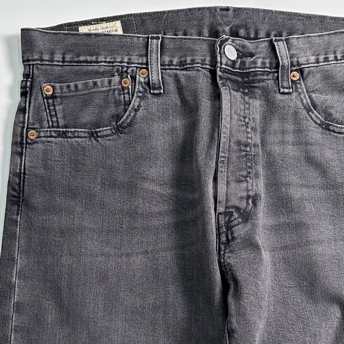 리바이스 501 흑청 데님 팬츠 상품이미지2