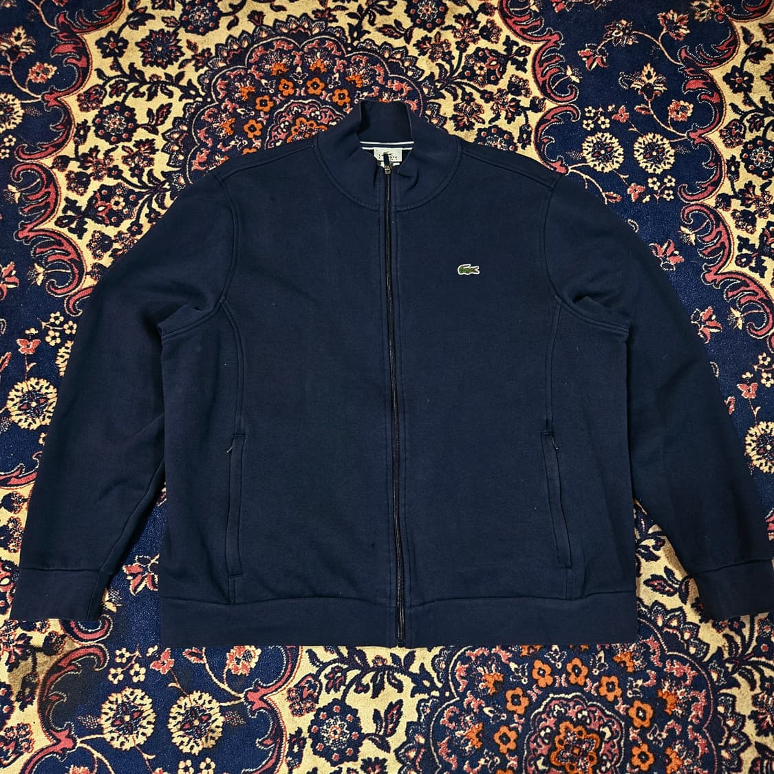 라코스테(LACOSTE) 코튼 저지 블루종 집업 자켓 9size 상품이미지1