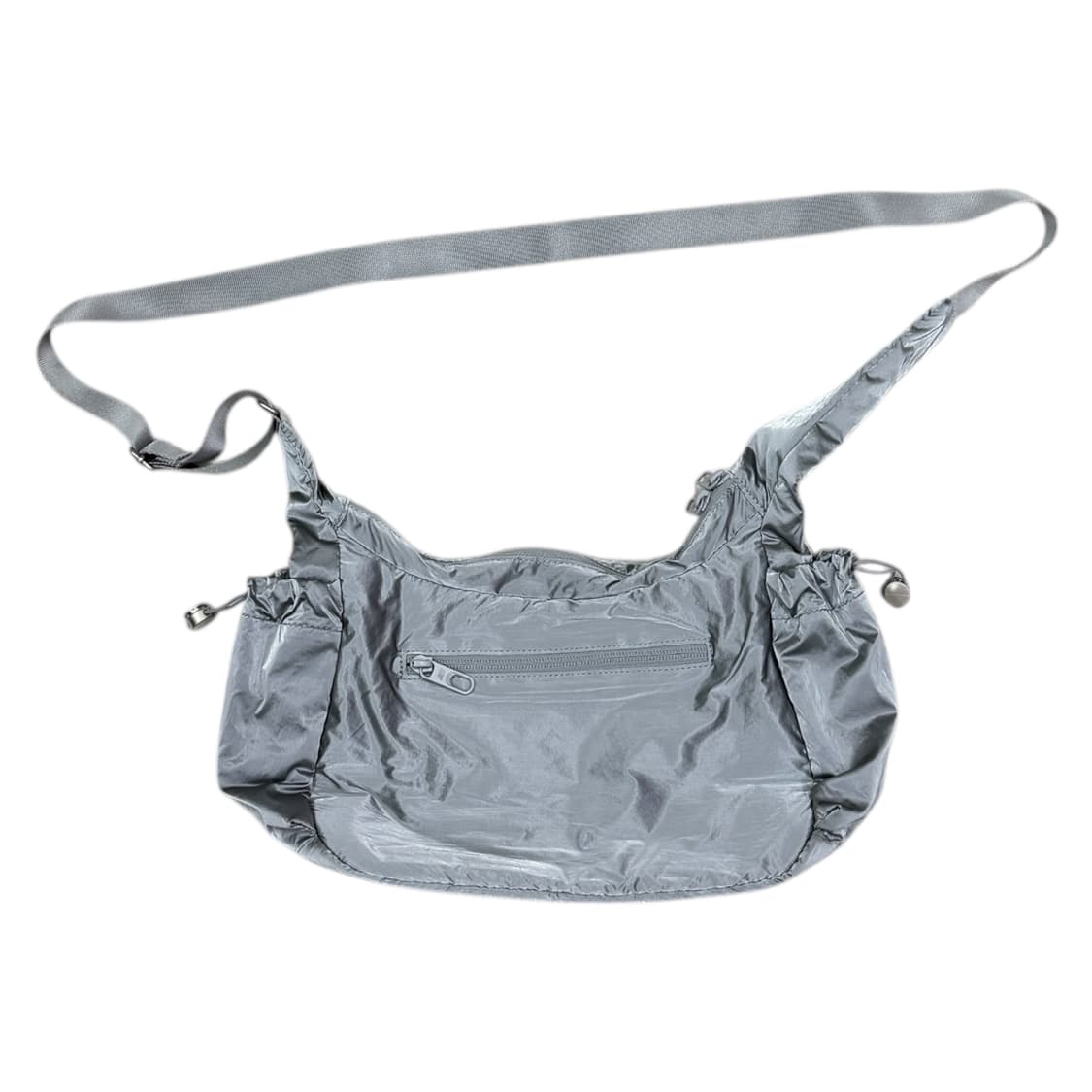 뉴발란스 글로시 리본 호보백 크로스백 가방 실버 상품이미지3