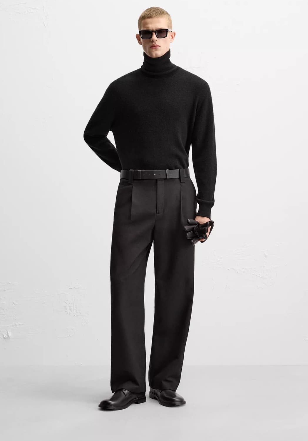 자라 블랙 셔링 팬츠 상품이미지1